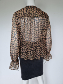 Scotch & Soda blouse. Mt. M. Transparant/print.