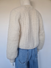INTI handgebreid vest | Maat 38 | Crème | Alpaca |