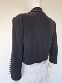 Joseph Ribkoff bolero jasje. Maat 38, Zwart.