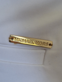 Michael Kors pantalon. Mt. 10. Wit/goudkleurig.