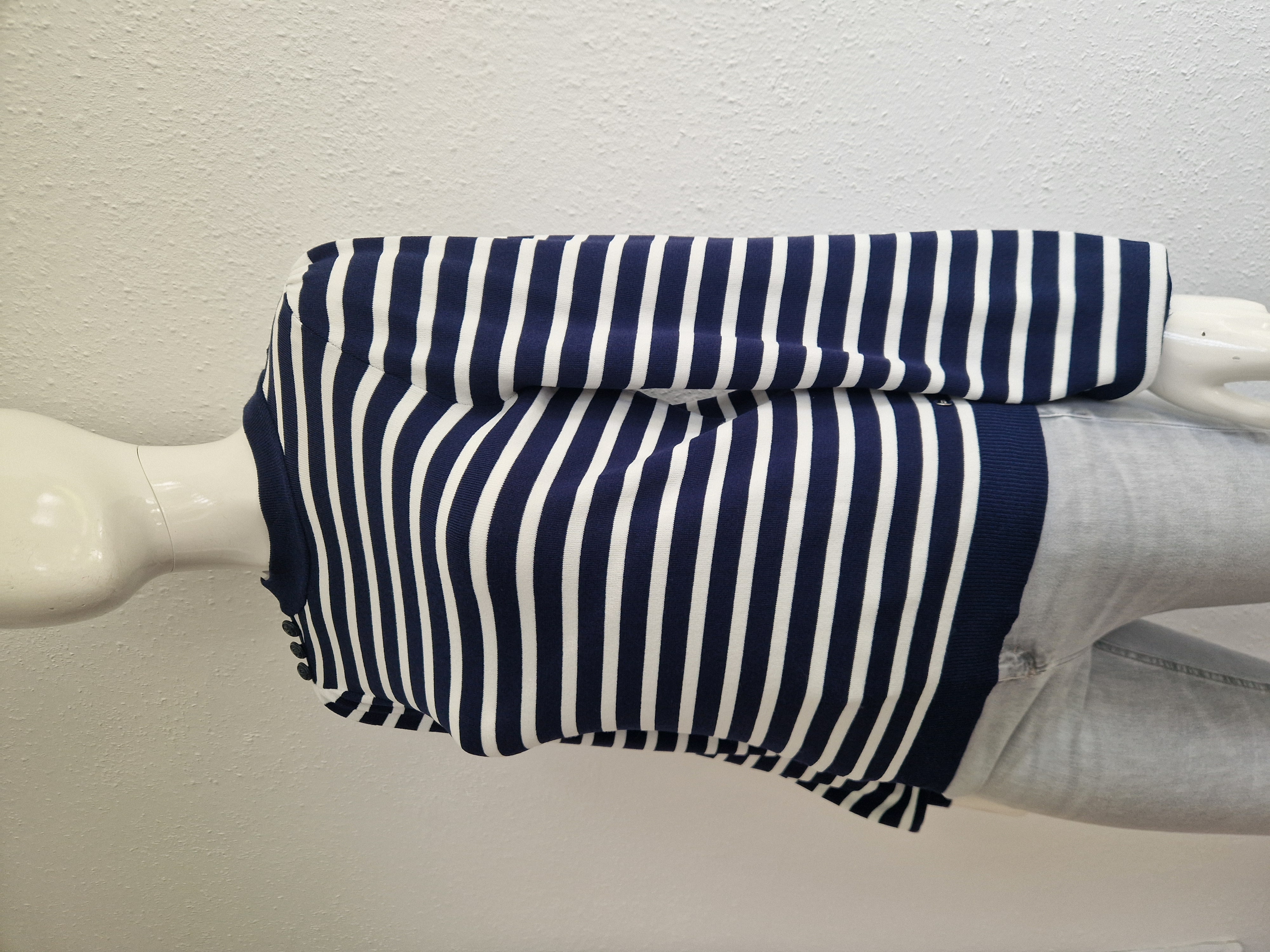 Studio Anneloes Luna Stripe pullover. Maat M.Blauw/wit.