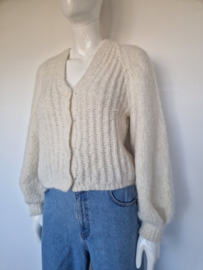 INTI handgebreid vest | Maat 38 | Crème | Alpaca |