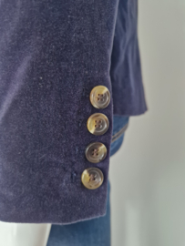 Monoprix Femme blazer. Maat 38. Blauw/fluweel.