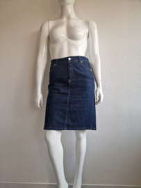 Claudia Sträter denim rok. Maat 42, Blauw.