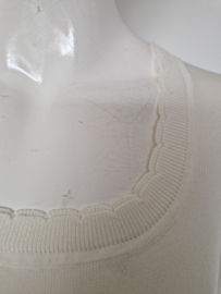 Ted Baker top. Maat 2, Roomwit.