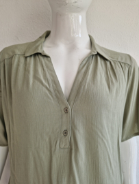Zusss blouse. Maat XXL. Saliegroen.