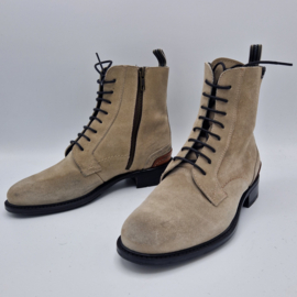 Floris van Bommel enkellaarsjes. Maat 37,Beige/suède.