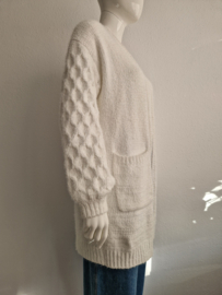 Esqualo vest. Maat L. Crème