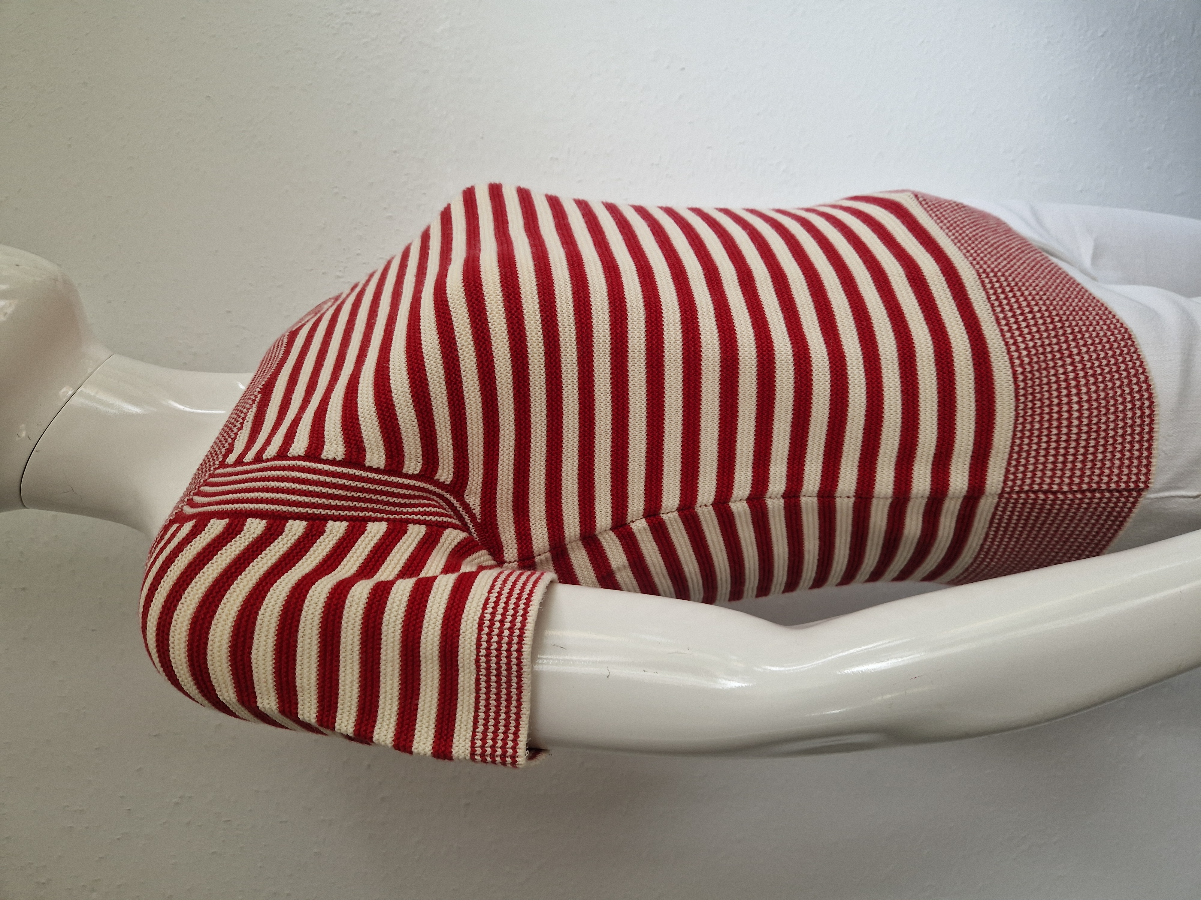 King Louie top Lily. Maat M. Rood/crème gestreept.