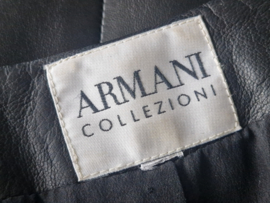 Armani Collezioni blazer. IT. Maat 42, Zwart/leer.