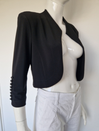 Joseph Ribkoff bolero jasje. Maat 38, Zwart.
