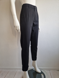 Zenggi cropped pantalon. Maat 2, Zwart.