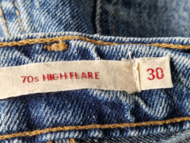 Levi's 70s High Flare jeans. Maat 30. Blauw.