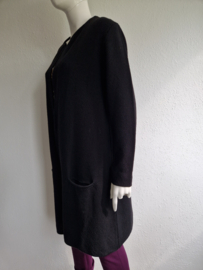 Sibin Linnebjerg vest. Maat L. Zwart/merinowol.