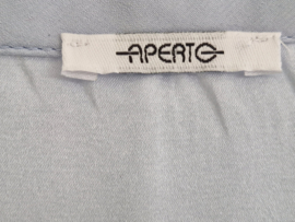 Aperto top. Maat 36, Lichtblauw/zijde.