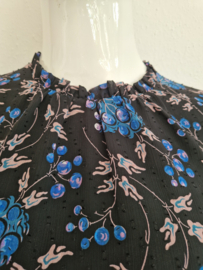 Whistles jurk Dobby. Maat 44, Zwart/print.