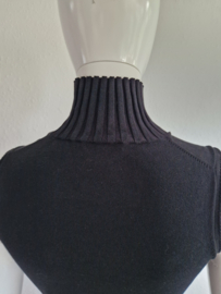 Strenesse Blue mouwloze coltruil. Maat 40, Zwart/zijde.