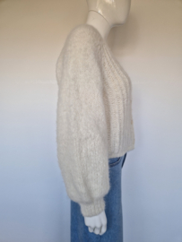 INTI handgebreid vest | Maat 38 | Crème | Alpaca |
