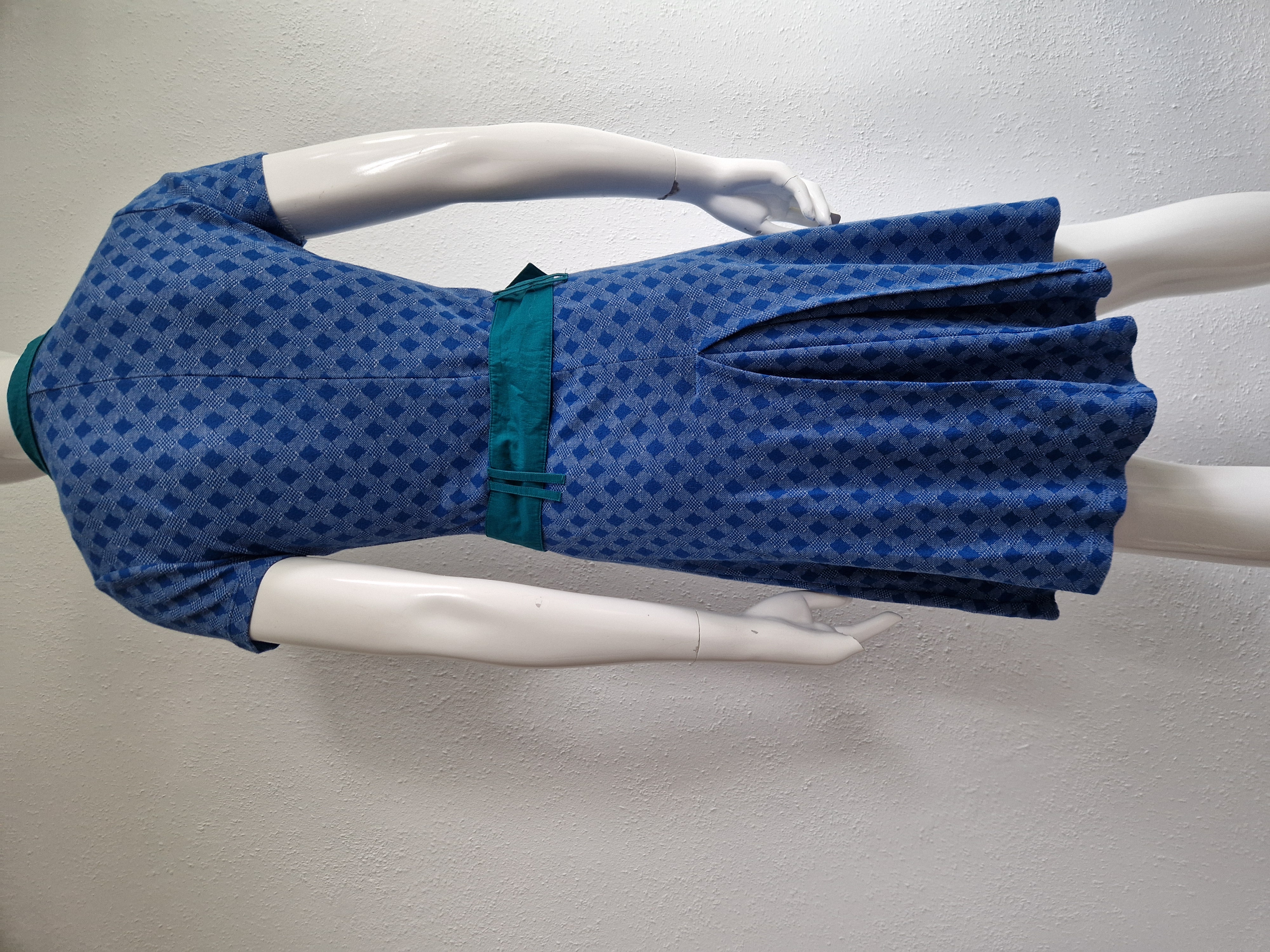 Wow To Go jurk. Maat 36/38. Blauw/groen.