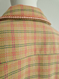 Scotch & Soda tussenjas. Maat S. Lichtoranje/ruit