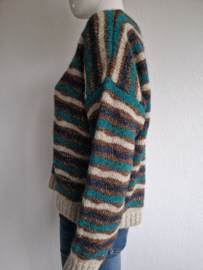 Summum multi color trui. Maat M. Alpaca/lurex.