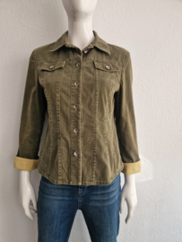 Riani jasje. Maat 38/40, Khaki/corduroy