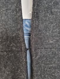Just Female vest. Maat 40, Antraciet/ wol.