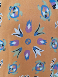 SIS by Spijkers en Spijkers blouse | Maat M | Oranje/print |