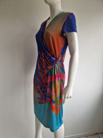 Eroke zomerjurk. Maat M. All over print.