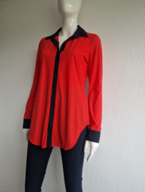 Studio Anneloes blouse. Maat M. Rood/travelstof.