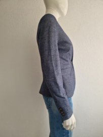 Purdey blazer. Maat 36. Jeanslook/blauw.