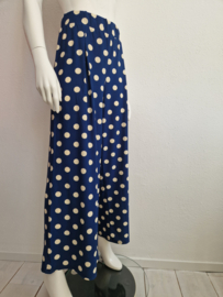 Encuentro palazzo pantalon. Maat M. Blauw/polkadots.