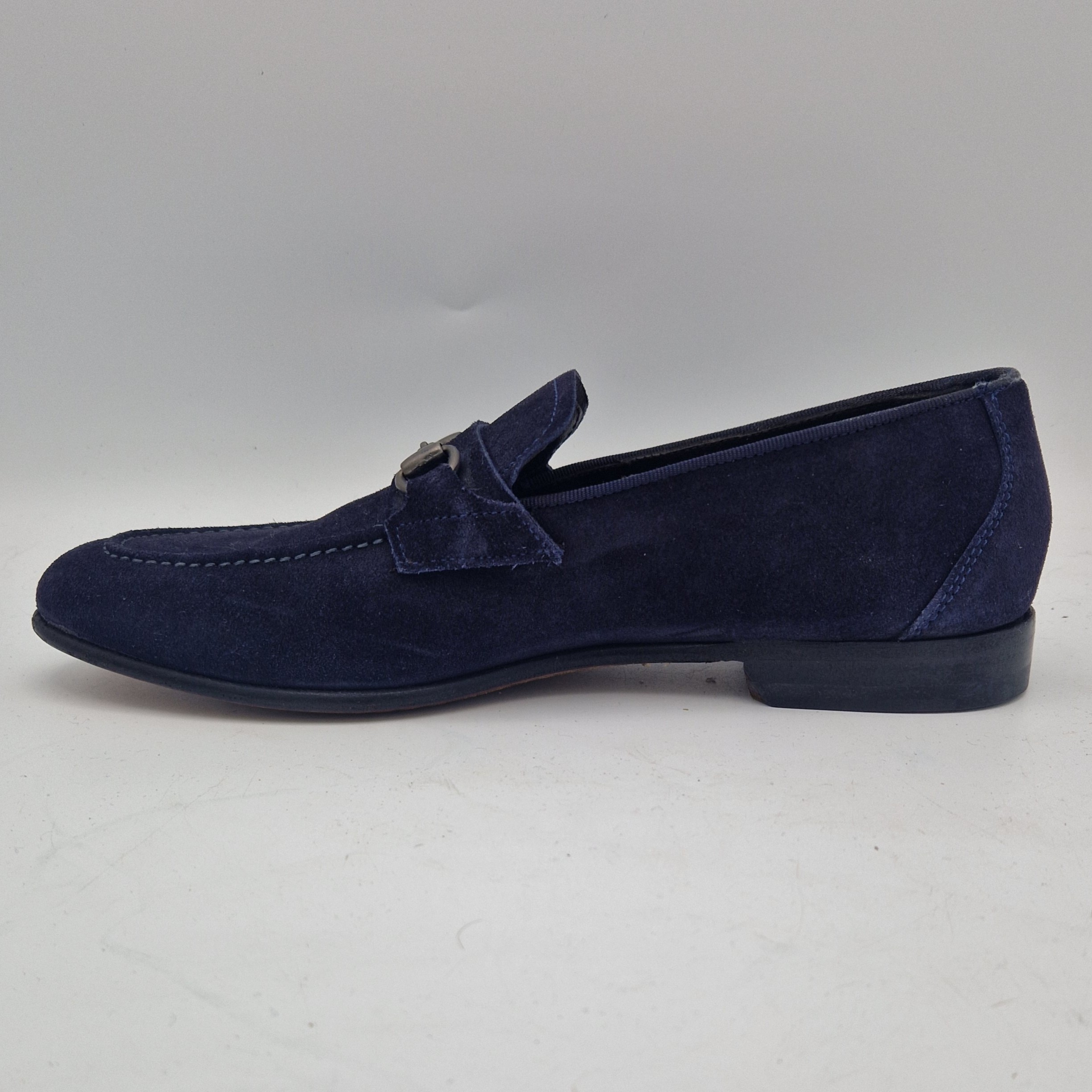 Flecs instappers. Maat 40, Donkerblauw/suède.