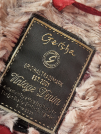 Geisha teddy jasje. Maat M. Oudroze.