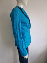 Mansharey Blazer. Maat 36/38. Turquoise.