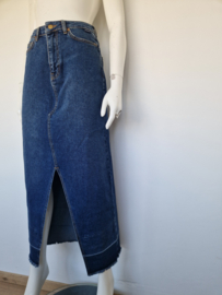 Blue Daze denim rok. Maat 34. Blauw.