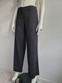 Vanailia Elements pantalon. Maat 38, Zwart/krijtstreep.