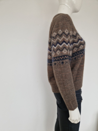 Soeur Wilhem trui. Maat 38, Grijs/wol.