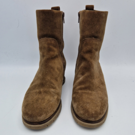 Gabor laarsjes met sleehak. Maat 6, Bruin/suède.