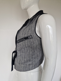 Beate Heymann gilet. Maat 42, Grijs.