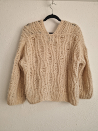 INTI Knitwear vest | Maat M | Crème | Alpaca |