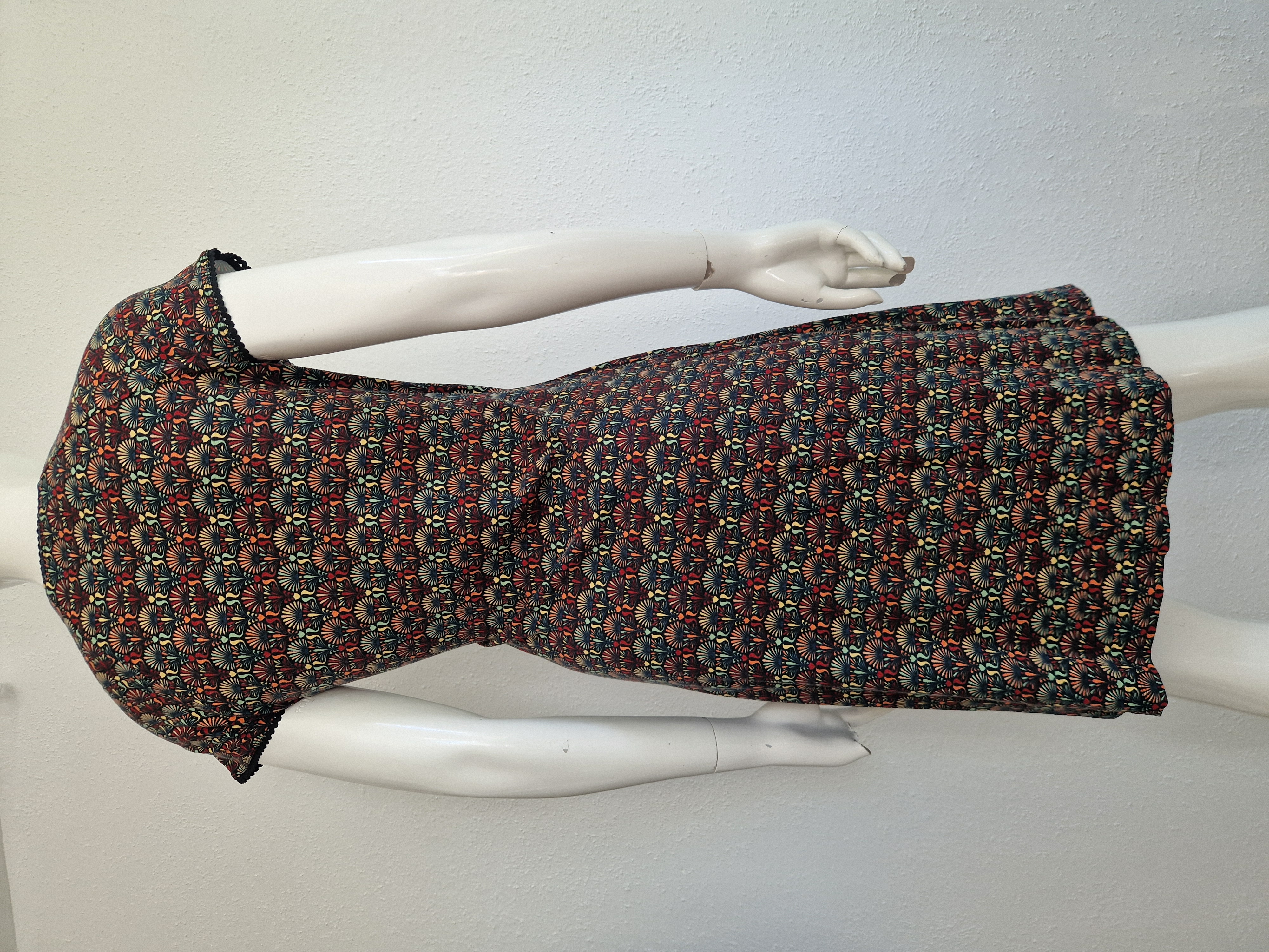 King Louie cross dress jurk. Maat M. Print.
