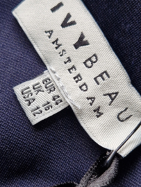 Ivy Beau doorknoopjurk. Maat 44, Blauw.
