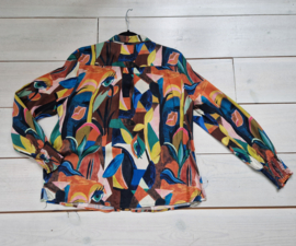 POM Amsterdam blouse. Maat 40, All over print.