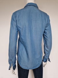 MbyM denim blouse. Mt. S. Blauw.