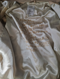 Goosecraft jasje. Mt. M. Beige/leer.