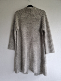 TrixenRees lang alpaca vest | Maat 1 | grijs |