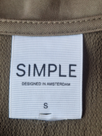 Simple jurk Dili. Maat S. Olijfgroen/modal.
