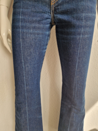 Levi's Ribcage boot Highwaist flared jeans. Maat 26, Donkerblauw.