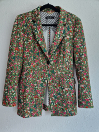Marc Cain Blazer met bloemendessin – maat N2